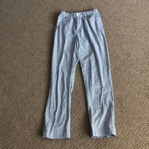 Brandy Melville pants blue and white striped